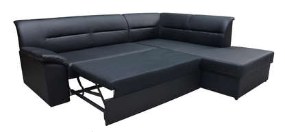 ALANO - Corner Sofa Bed with Sleeping Function Storage Various Colour > Width 255 cm <